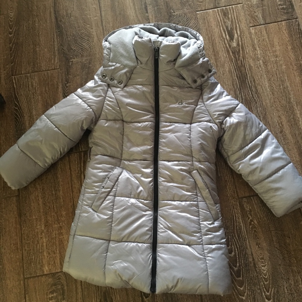 Calvin Klein puffy girls long jacket 🎊🎊HP🎉🎉